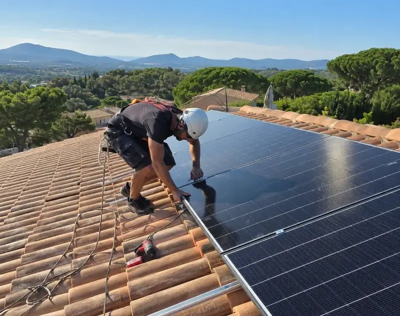 Installateur panneaux solaires Coimères — pose photovoltaïque sur toiture