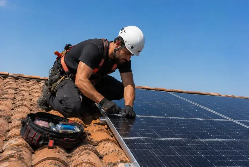 Maintenance et monitoring de panneaux solaires à Coimères
